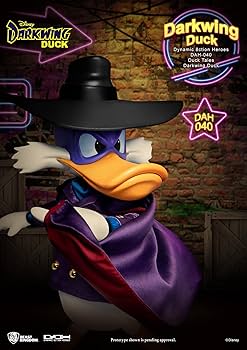 ディズニー ダークウィングダック Disney's Darkwing Duck Darkwing Duck Action Figure by Beast Kingdom | Sideshow